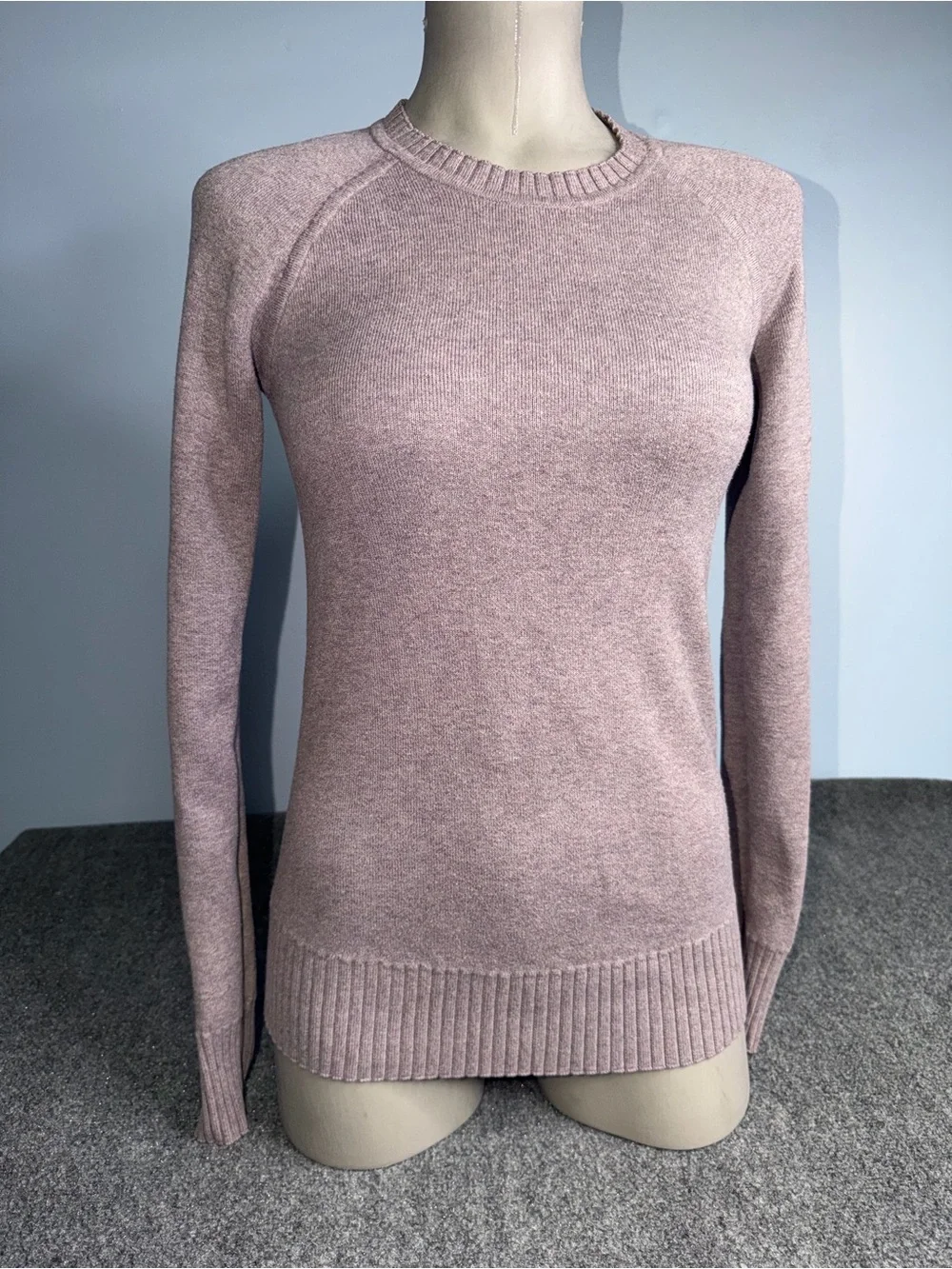 lululemon athletica Lightweight Dusty Rose Crewneck Sweater